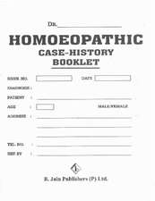 Homeopathic Case History Booklet