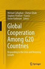 Global Cooperation Among G20 Countries: Responding to the Crisis and Restoring Growth