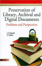 Preservation of Library Archival & Digital Documents