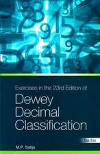 Exercises in the 23rd Edition of the Dewey Decimal Classification