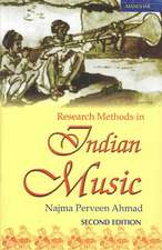 Research Methods in Indian Music