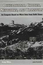 Occupational Choices, Networks & Transfers: An Exegesis Based on Micro Data From Delhi Slums