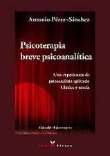 Psicoterapia breve psicoanalítica