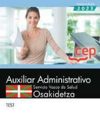 Auxiliar administrativo, Servicio Vasco de Salud-Osakidetza, test