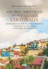 Valores e identidad de los paisajes culturales : instrumenteos para el conocimiento y difusión de una nueva categoría patrimonial