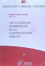 Las cláusulas ambientales en la contratación pública