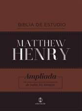 RVR Biblia de Estudio Matthew Henry, Leathersoft, Clásica