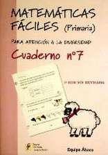 Matemáticas fáciles 7, Educación Primaria