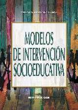 Modelos de intervención socioeducativa