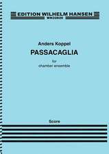 Passacaglia: For Chamber Ensemble (Full Score)