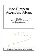 Indo-European Accent and Ablaut