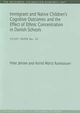 Immigrant and Native Children's Cognitive Outcomes and the Effect of Ethnic Concentration in Danish Schools