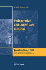 Perioperative and Critical Care Medicine: Educational Issues 2004