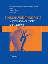 Thoraco-Abdominal Aorta: Surgical and Anesthetic Management