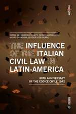 The Influence of Italian Civil Law in Latin-America