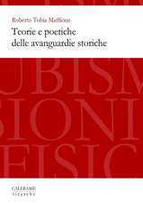 Teorie e poetiche delle avanguardie storiche