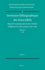 Inventaire bibliographique des Isiaca (IBIS): Répertoire analytique des travaux relatifs à la diffusion des cultes isiaques, 1940-1969. Avec la collaboration de G. Clerc. I. A-D