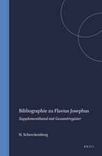 Bibliographie zu Flavius Josephus: Supplementband mit Gesamtregister