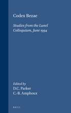 Codex Bezae: Studies from the Lunel Colloquium, June 1994