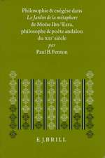 Philosophie et Exégèse dans le Jardin de la métaphore de Moïse Ibn 'Ezra, Philosophe et Poète Andalou du XIIe Siècle