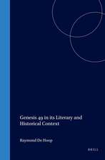 Genesis 49 in its Literary and Historical Context