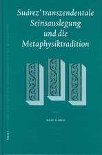 Suárez' transzendentale Seinsauslegung und die Metaphysiktradition