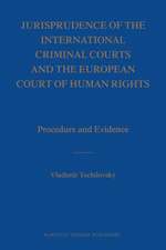 Jurisprudence of the International Criminal Courts and the European Court of Human Rights