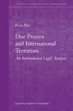 Due Process and International Terrorism