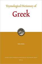 Etymological Dictionary of Greek (2 vols.)