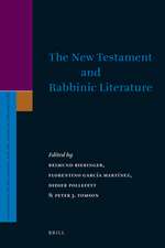 The New Testament and Rabbinic Literature