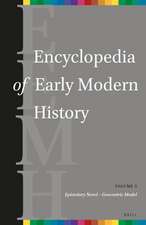 Encyclopedia of Early Modern History, volume 5: (Epistolary Novel – Geocentric Model)