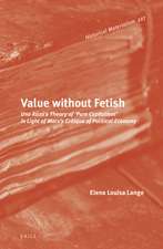 Lange, E: Value without Fetish