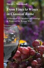 From Vines to Wines in Classical Rome