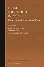 Legal Education in Asia: From Imitation to Innovation