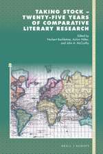 Taking Stock – Twenty-Five Years of Comparative Literary Research