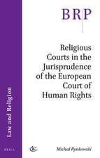 Religious Courts in the Jurisprudence of the European Court of Human Rights