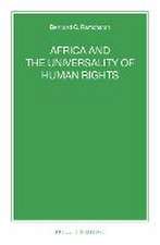 Africa and the Universality of Human Rights