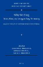 Why We Sing: Music, Word, and Liturgy in Early Christianity: Essays in Honour of Anders Ekenberg’s 75th Birthday