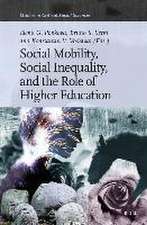 Social Mobility, Social Inequality, and the Role of Higher Education