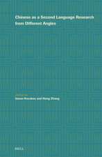 Chinese as a Second Language Research from Different Angles