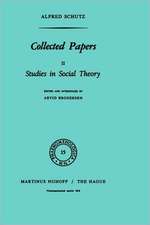 Collected Papers II: Studies in Social Theory