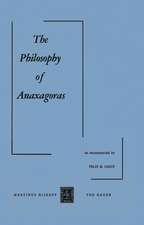 The Philosophy of Anaxagoras