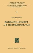 Restoration Historians and the English Civil War