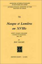 Masque et lumières au XVIIIième siècle: André-François Deslandes, `Citoyen et philosophe' (1689-1757)