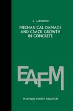 Mechanical damage and crack growth in concrete: Plastic collapse to brittle fracture