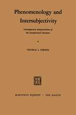 Phenomenology and Intersubjectivity: Contemporary Interpretations of the Interpersonal Situation