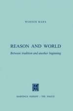 Reason and World: Between Tradition and Another Beginning