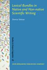 Lexical Bundles in Native and Non-native Scientific Writing