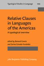 Relative Clauses in Languages of the Americas