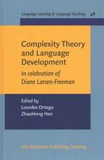 Complexity Theory and Language Development